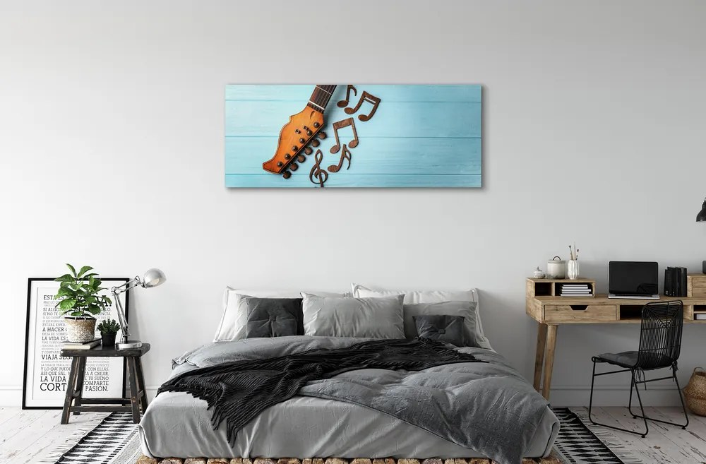 Fotoobraz na płótnie Akordy Zapisaną Nutą