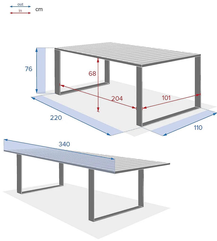 Komplet aluminiowy EMPERIA 1+12