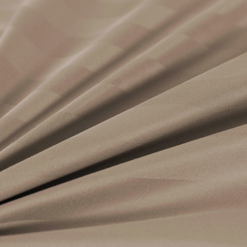 PrzytulneMieszkanie.pl PrzytulneMieszkanie.pl Hotelowa pościel z mikrowłókna JASMINE beżowa - pasek 2 cm, kieszeń hotelowa Rozmiar pościeli: 70 x 90 cm | 140 x 220 cm