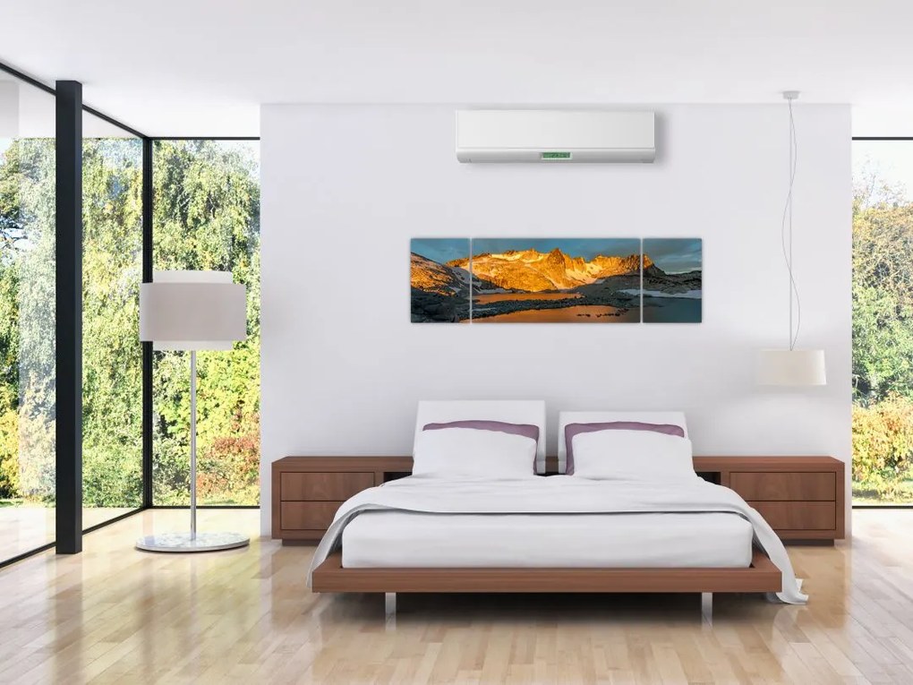 Obraz krajobrazu wysokogórskiego (170x50 cm)