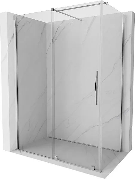 Mexen Velar kabina prysznicowa rozsuwana 140 x 75 cm, transparent, chrom - 871-140-075-01-01