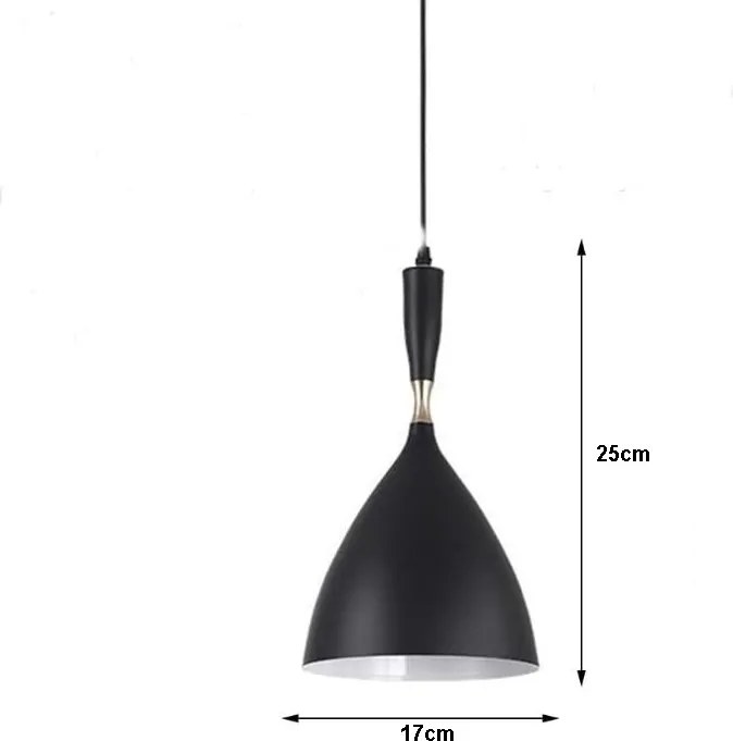Lampa sufitowa loftowa metalowa wisząca AT1-1SZ-Biała