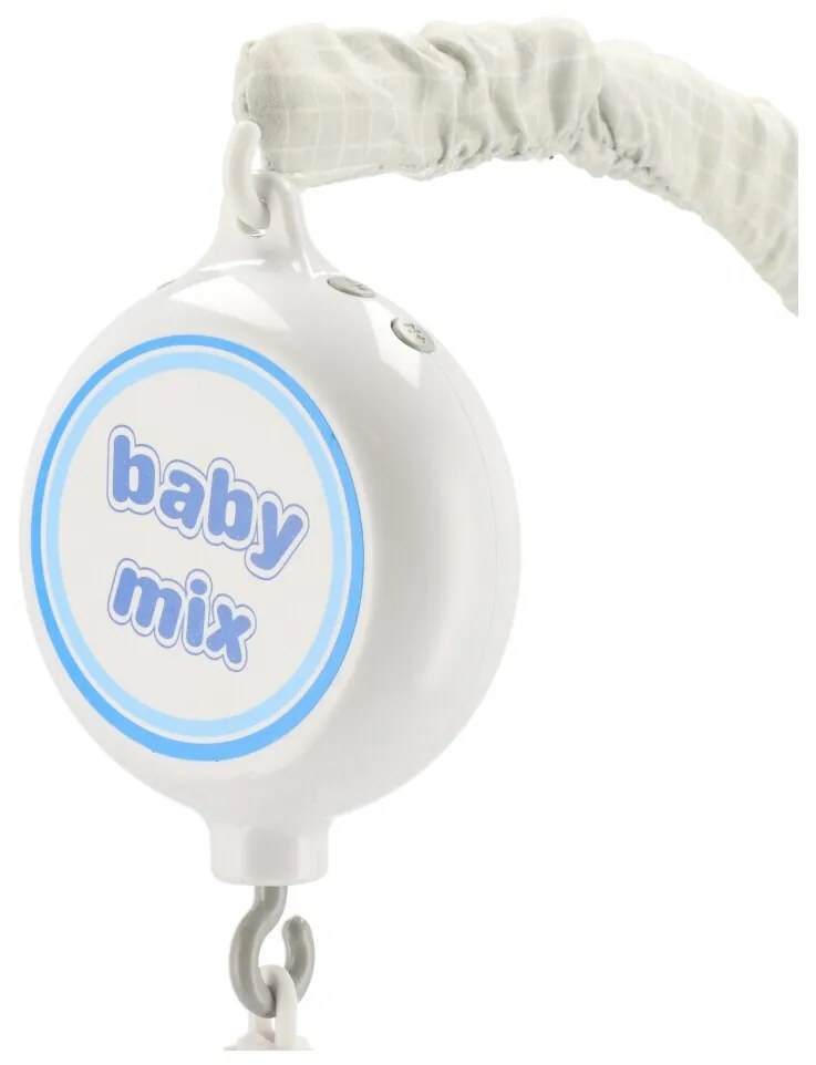 Baby Mix Elektroniczna karuzela nad łóżeczko zmelodiami Misie i króliki, śred. 35 cm