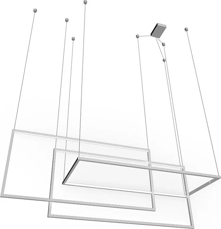 Azzardo AZ2915 - ściemnialny żyrandol LED na lince METRIC LED/135W/230V