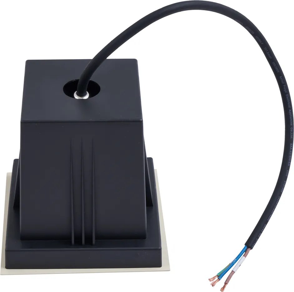 Nowoczesny reflektor gruntowy beżowy GU10 50 mm obrotowy i przechylny IP65 - Oneon