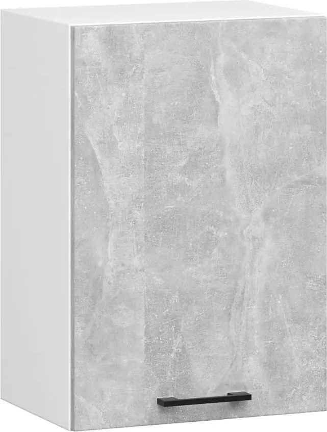 Wisząca szafka do kuchni z półkami w kolorze beton G9-H34