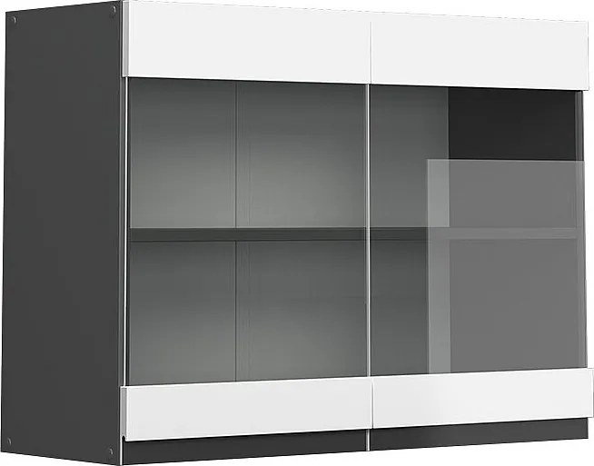 Szklana szafka kuchenna biały 80x31x60 r-line