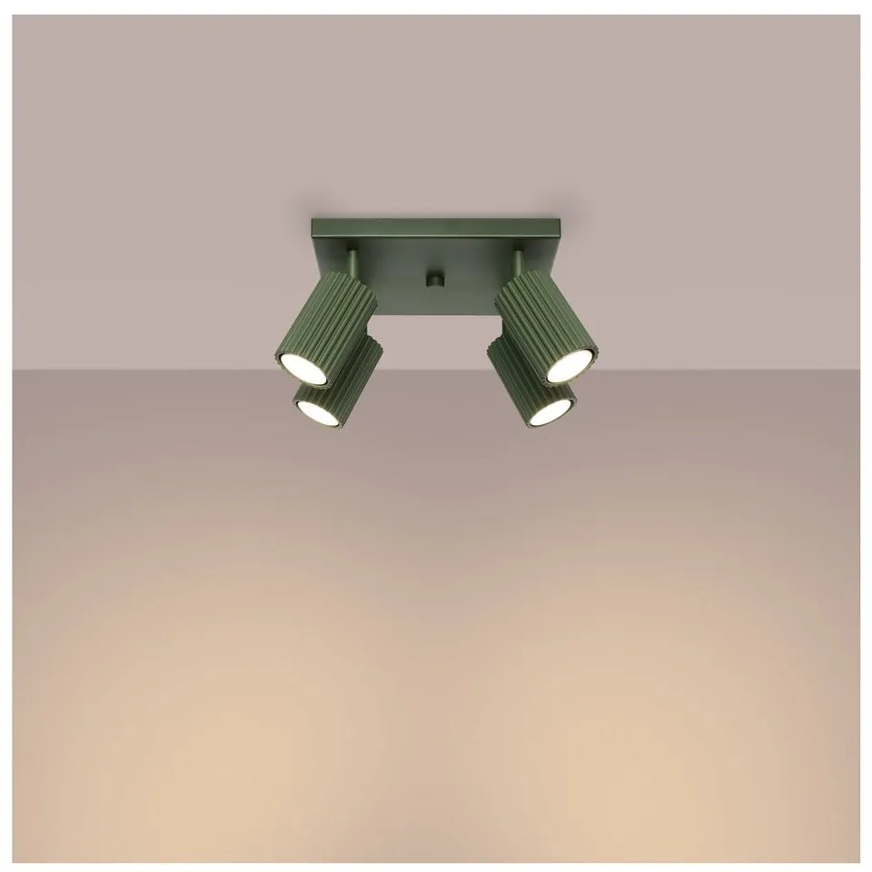 Zielona lampa sufitowa 25x25 cm Gleam – Nice Lamps
