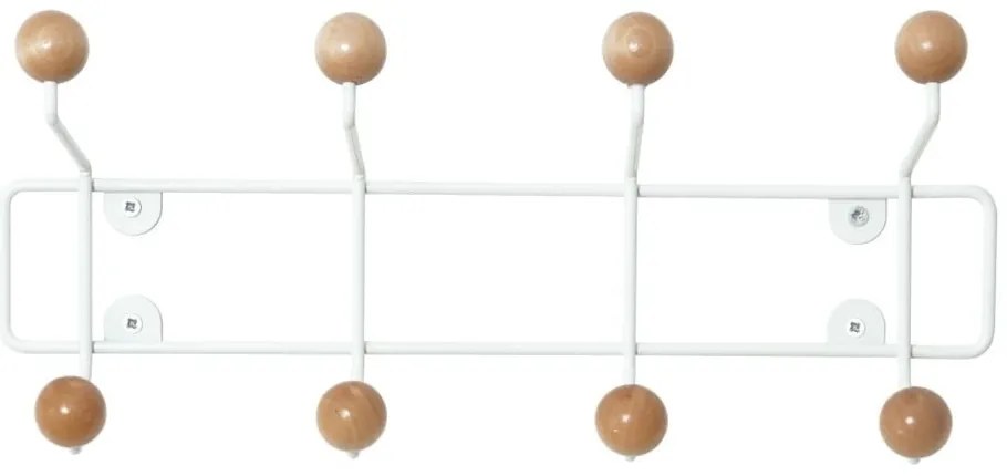 Wieszak ścienny Leitmotiv Saturnus White Balls