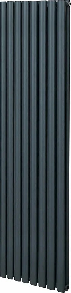 Grzejnik kolumnowy owalny – 1800 mm x 480 mm – antracytowo-szary