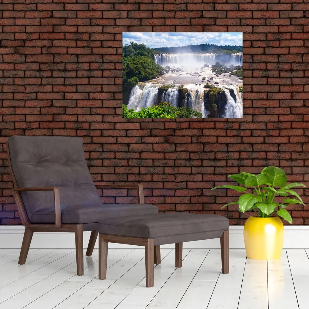 Obraz wodospadu Iguassu (70x50 cm)