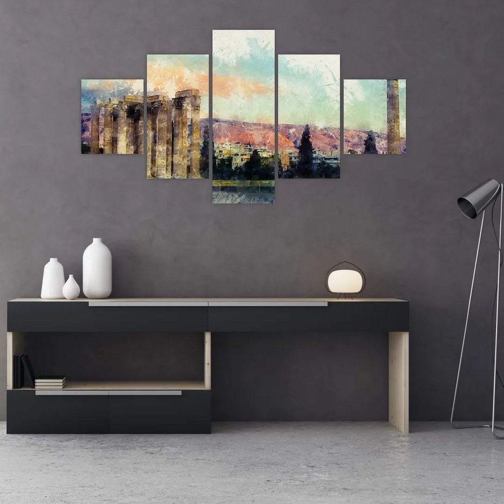Obraz - Akropol, Ateny, Grecja (125x70 cm)