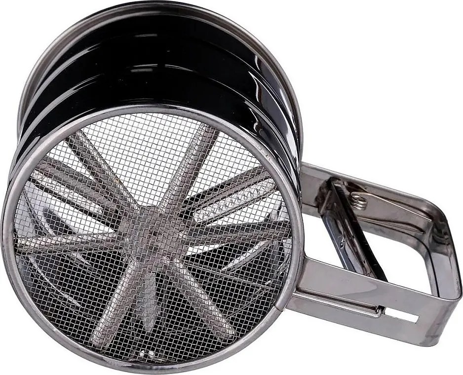 Sitko do Mąki ze Stali Nierdzewnej "Posypka" 16cm Srebrne