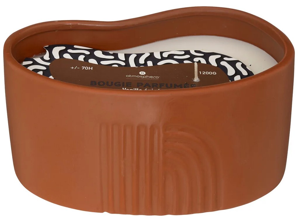 Duża świeca w ceramicznej formie OLME, 1200 g