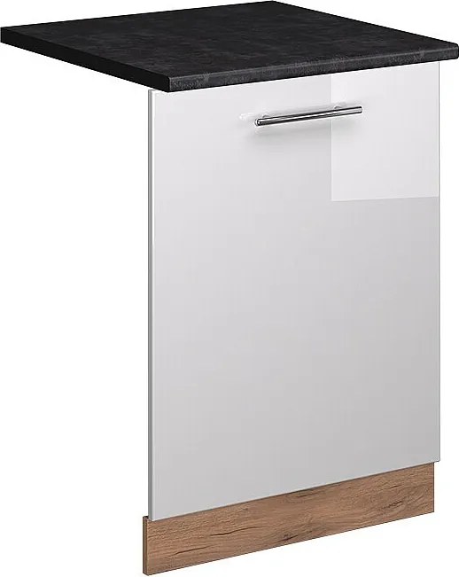 Panel przedni zmywarki biały wysoki połysk 60x1.6x81.8 fame-line