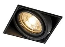 Inteligentny podtynkowy reflektor czarny w tym WiFi GU10 bez obramowania - Oneon 1