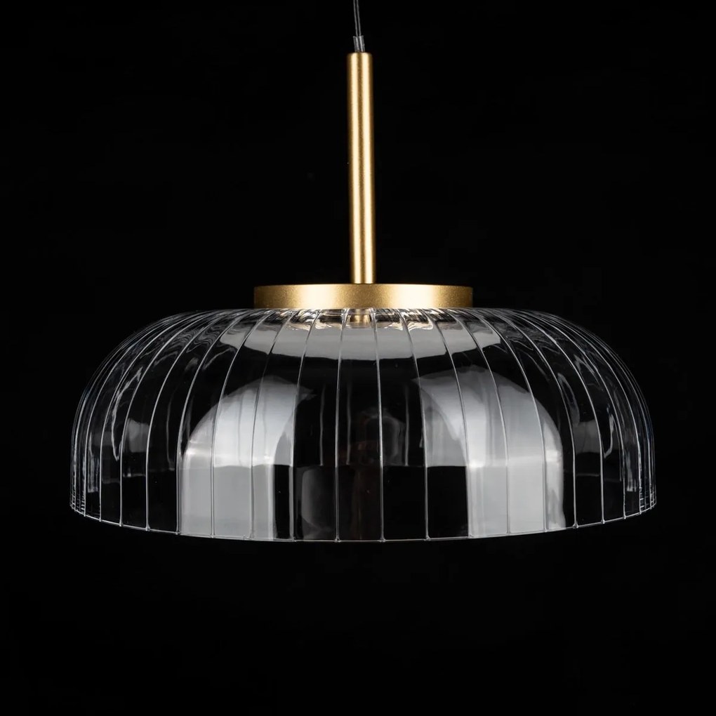 Wisząca lampa ledowa z akrylowym kloszem Vitrum