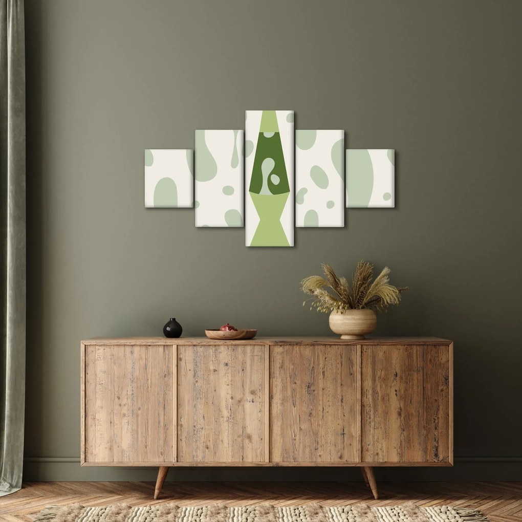 Obraz - Hipisi, lampa lawowa (125x70 cm)