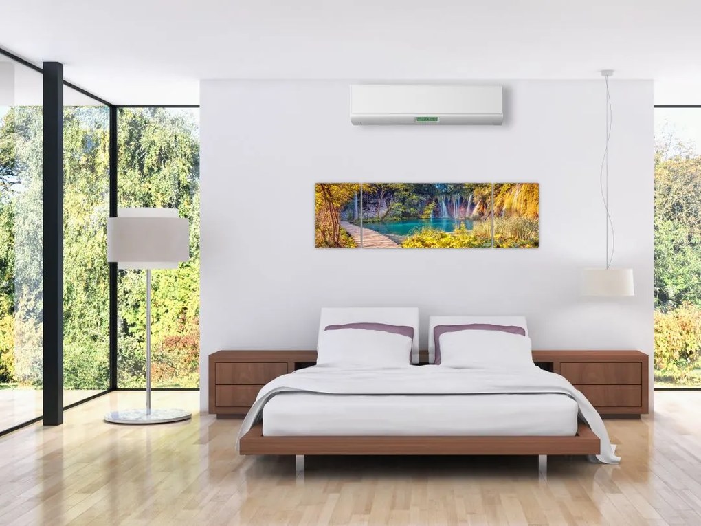 Obraz - Jeziora Plitwickie, Chorwacja (170x50 cm)