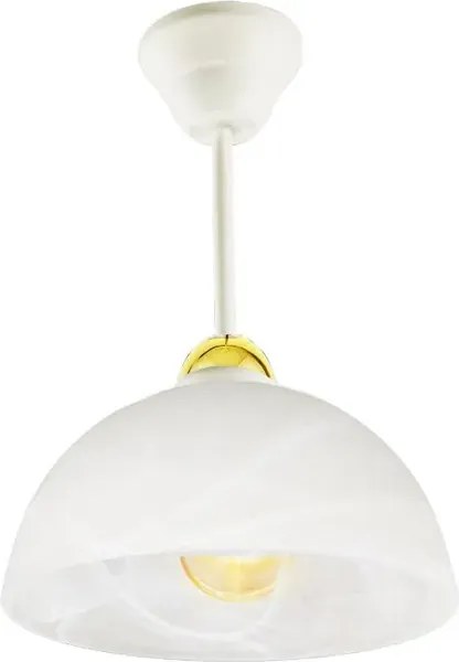 Biała nowoczesna lampa sufitowa - S6-E19