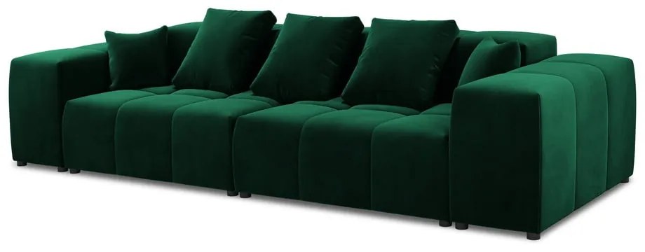 Zielona aksamitna sofa 320 cm Rome Velvet – Cosmopolitan Design