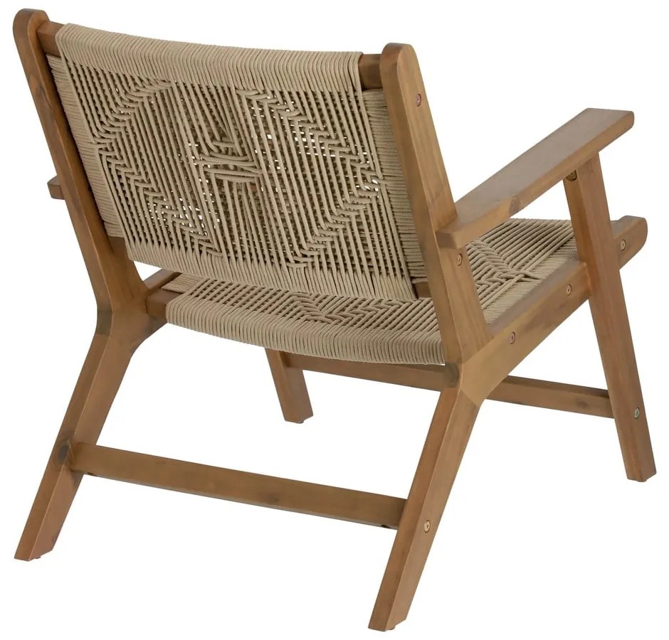 Drewniany fotel ogrodowy w naturalnym kolorze Geralda – Kave Home