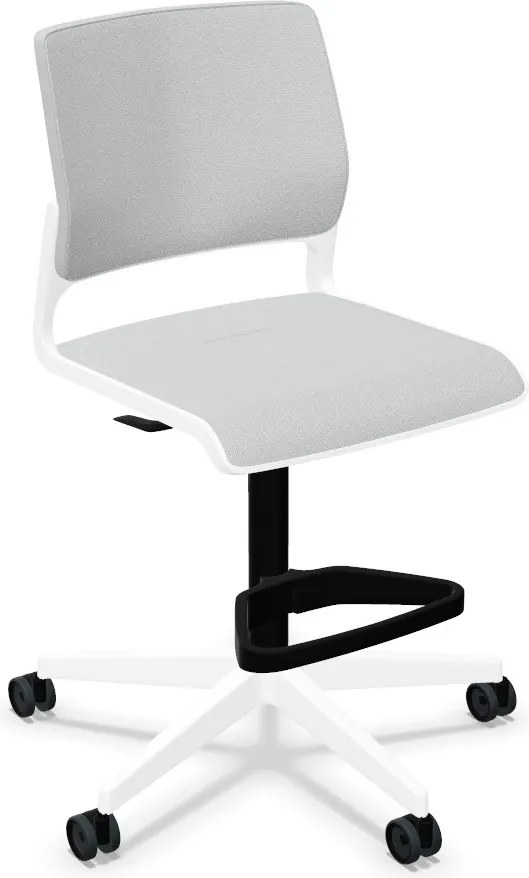 Wysokie krzesło biurowe na kółkach Xilium Counter Swivel Chair UPH