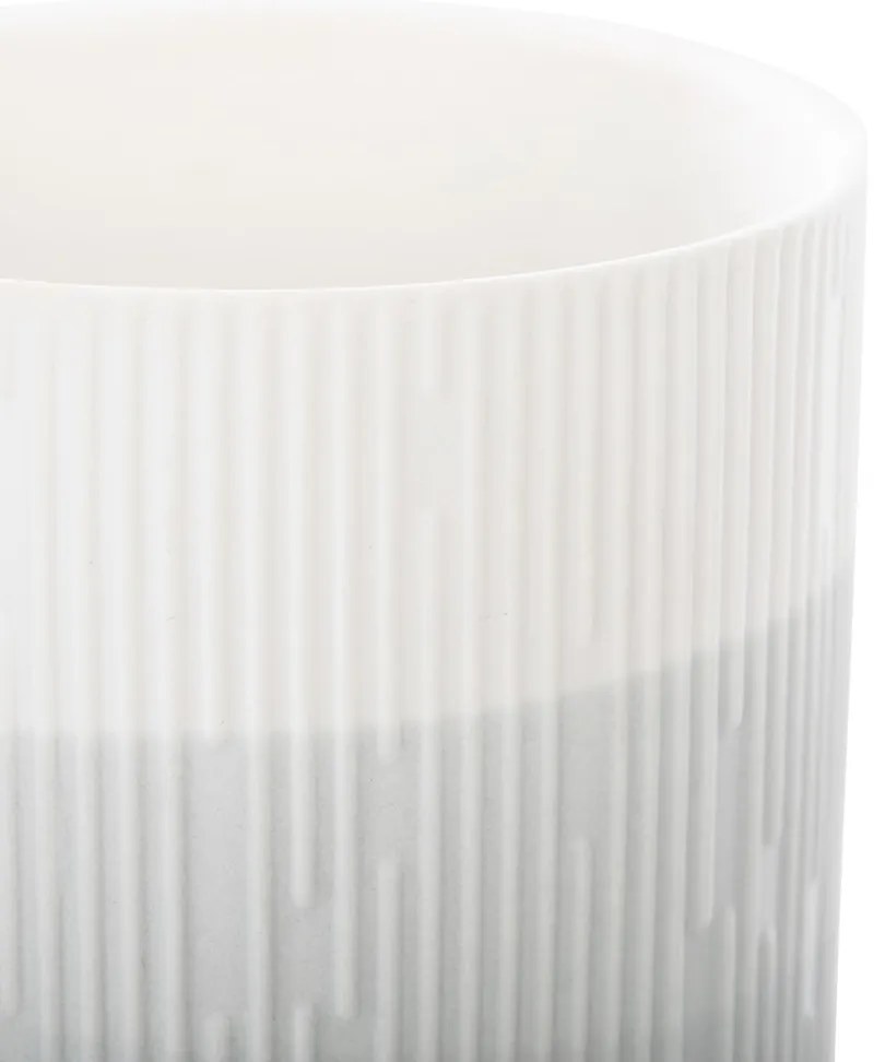 Ceramiczna doniczka FINO szara