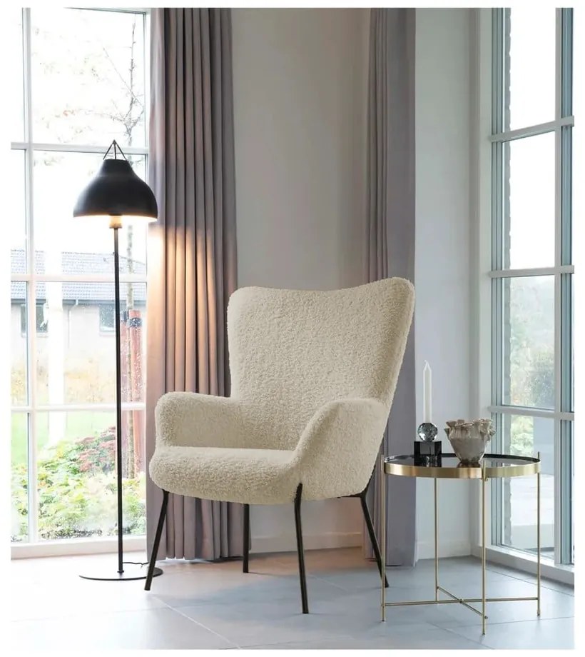 Beżowy fotel Glasgow – House Nordic
