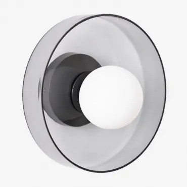 Kinkiet Jaxal Czarna & Ø25 Cm - Sklum