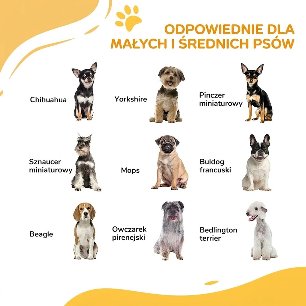 PawHut Bramka schodowa dla psów, z automatycznym zamykaniem, jednoręczne otwieranie, 100 cm x 4 cm x 76 cm, Biały