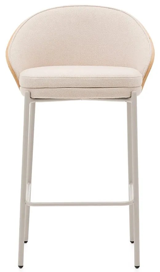 Beżowo-jasnonaturalny hoker (wysokość siedziska 65 cm) Eamy – Kave Home