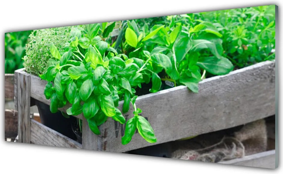 Szkło nad Blatem Botaniczny Splot Liści