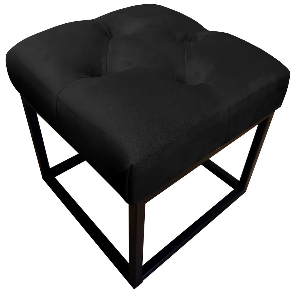 Pufa CHESTERFIELD LOFT ławka podnóżek metal MG19