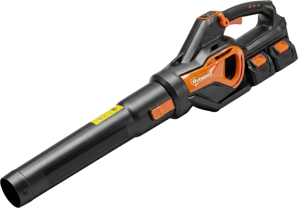Outsunny laubgebläse kleiner outdoor sauger klein garten staubsauger akku-laubsauger elektrisch bläser akkulaubbläser laubpüster gartenföhn laubföhn akkubläser püsterich | Aosom PL