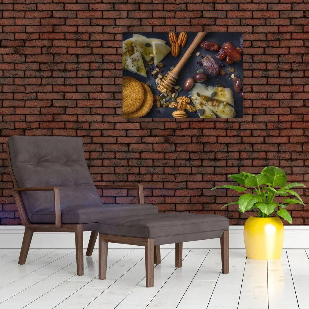Obraz z suszonymi owocami (70x50 cm)