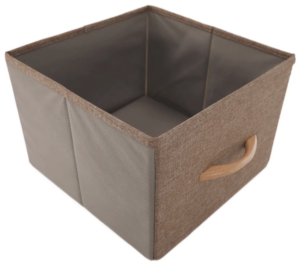 Komoda z szufladami z tkaniny HAZEL TYP 3, brązowy, XL