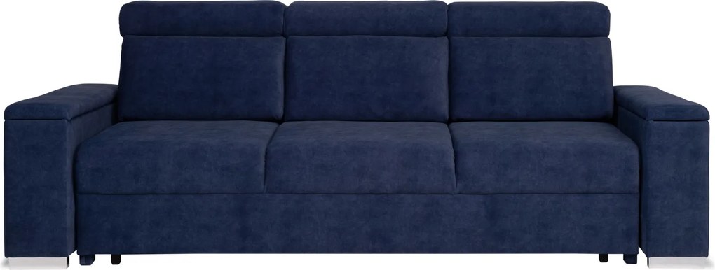 Sofa 3 os. z funkcją spania i ruchomymi zagłówkami Swing