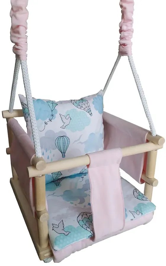 Drewniana huśtawka dla dzieci 5 wzorów W5-G73