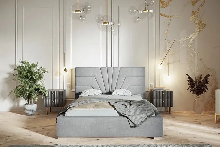 Łóżko dwuosobowe 180x200 Attanis 4X - 36 kolorów