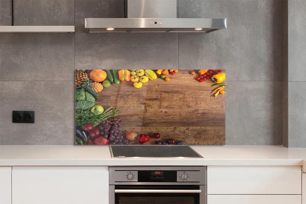 Panel nad Blat Kuchenny Kompozycja Szparagów i Owoców