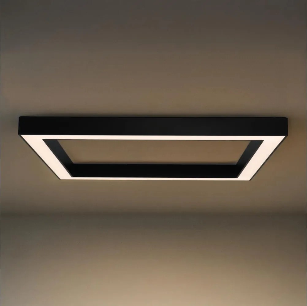 Oprawa sufitowa LED/150W/230V 3000/4000/6500K 120x120 cm czarna