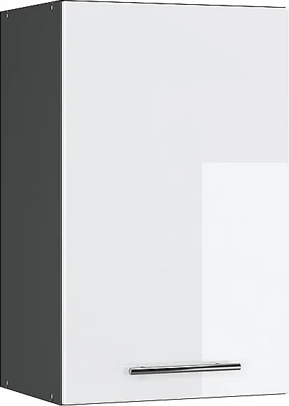 Szafka ścienna biały wysoki połysk 45x34.1x72 fame-line