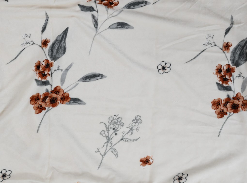 PrzytulneMieszkanie.pl PrzytulneMieszkanie.pl Dwustronna pościel DUO SENSE SOFIRA kremowa + poszewka na poduszkę 40x50 cm GRATIS Rozmiar pościeli: 70 x 90 cm | 140 x 200 cm