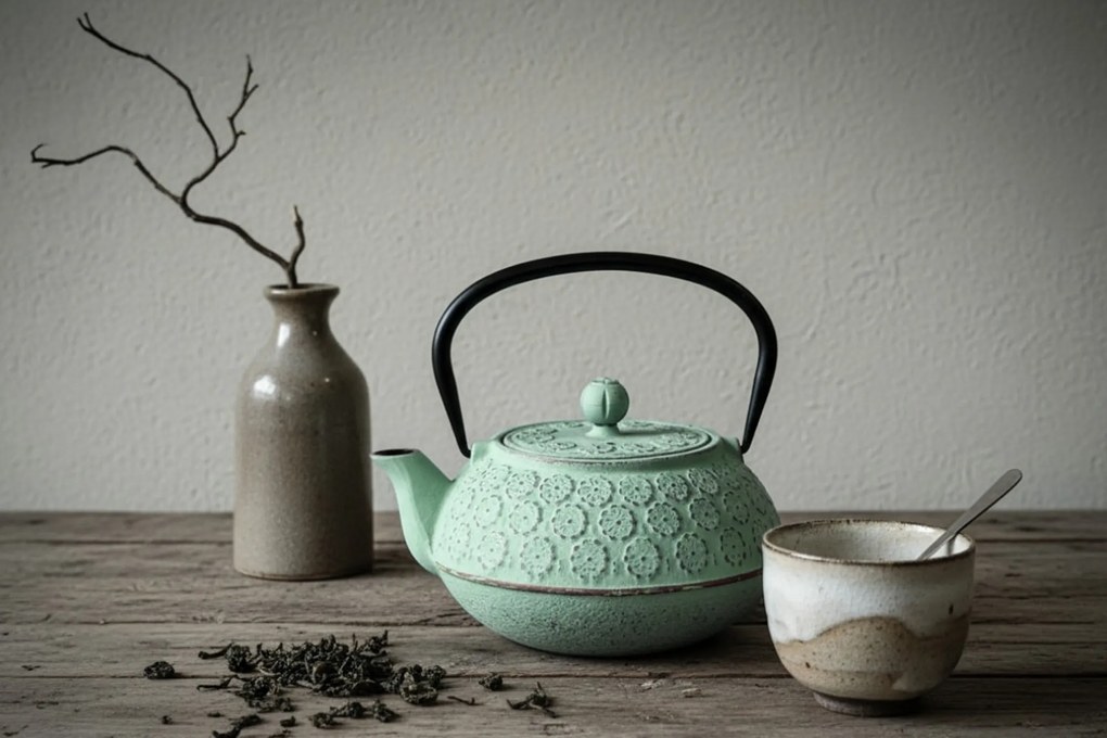 Czajnik żeliwny z zaparzaczem KUMO, 1000 ml