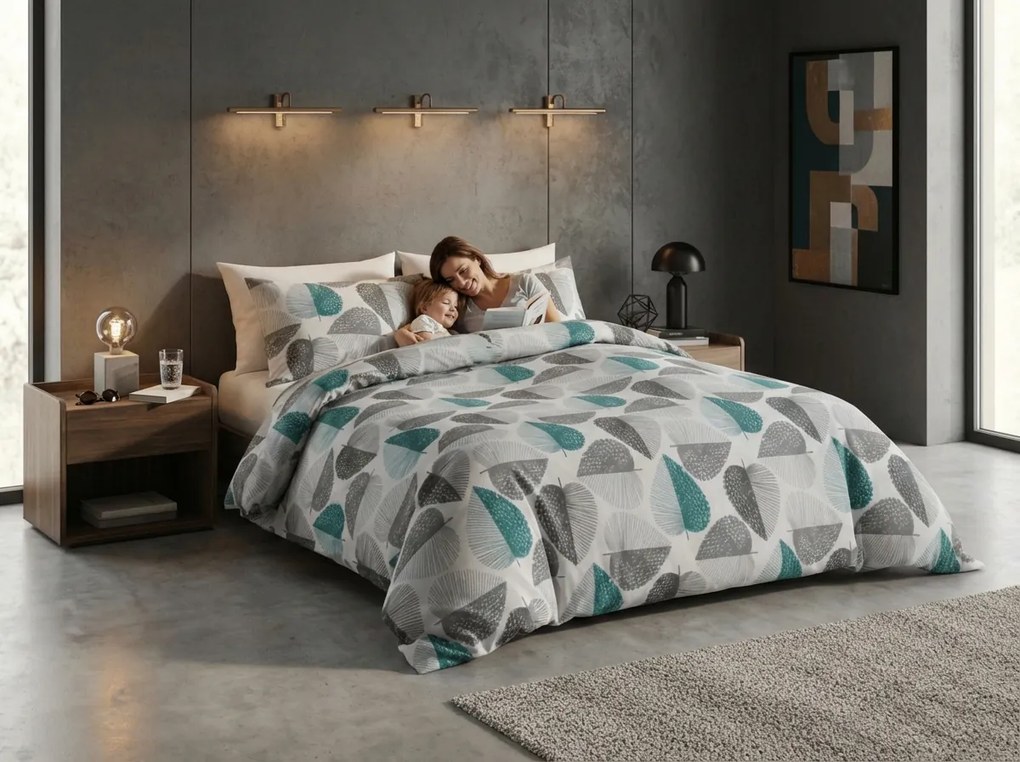 PrzytulneMieszkanie.pl PrzytulneMieszkanie.pl Pościel z mikrofibry PULINA szara Rozmiar pościeli: 70 x 80 cm | 140 x 200 cm