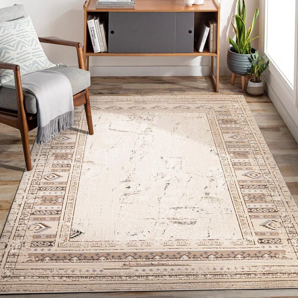 Dywan vintage Beyond skandynawski beżowy 240 cm x 330 cm