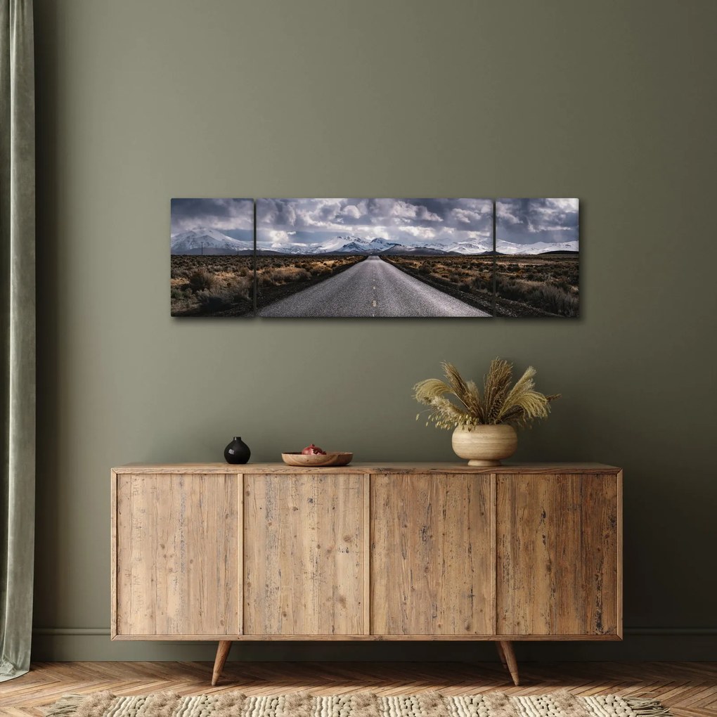 Obraz drogi na pustyni (170x50 cm)