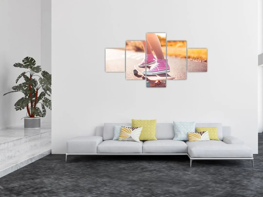 Obraz deskorolki (125x70 cm)