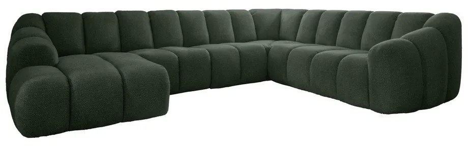 Ciemnozielony narożnik (prawostronny/w kształcie litery U) Shell – Miuform